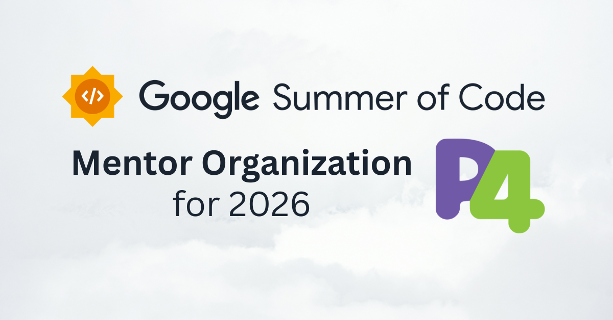 P4 Google Summer of Code 2026