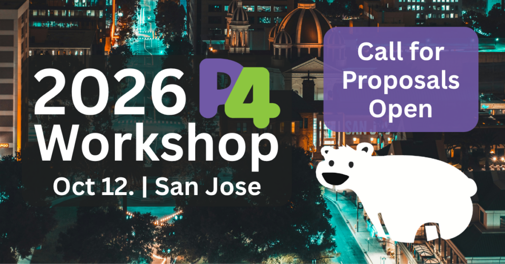 2026 P4 Workshop CFP Open