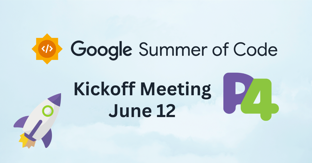 GSoC Kickoff Meeting